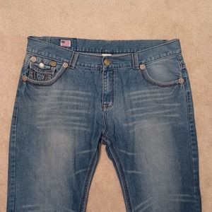 TRUE RELIGION Jeans Pants Blue Denim 42 X 32